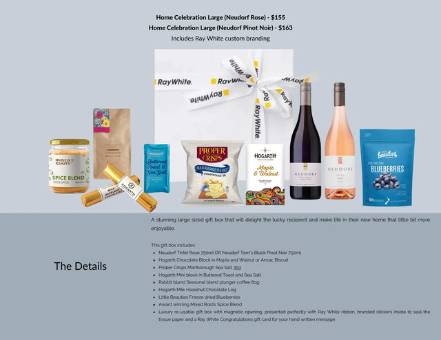 Home Celebration Large with Pinot Noir (Nelson Ray White) Ray White
