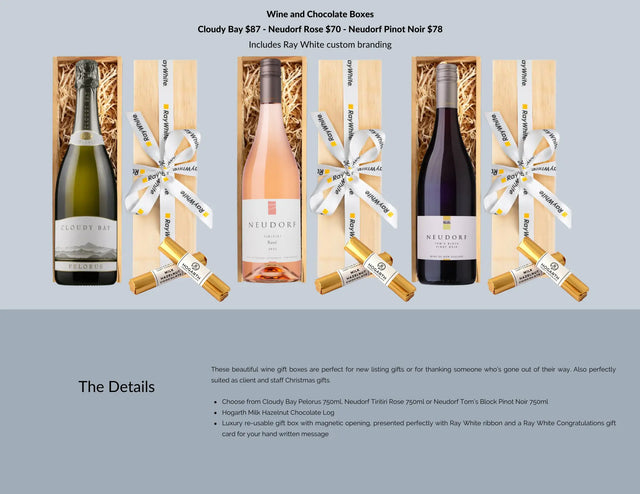 Neudorf Pinot Noir + Chocolate Gift (Ray White Nelson/Tasman) Ray White