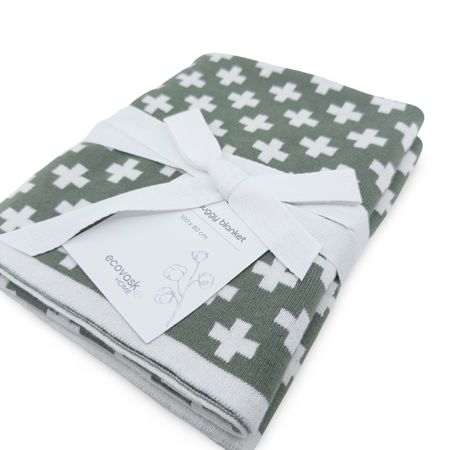 Cot & Buggy Blanket- Sage