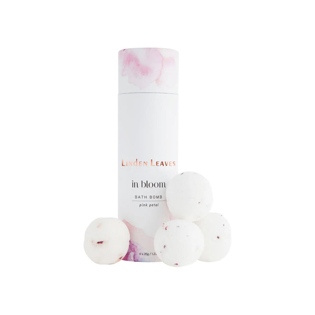 Linden Leaves Bath Bomb - Pink Petal Linden Leaves
