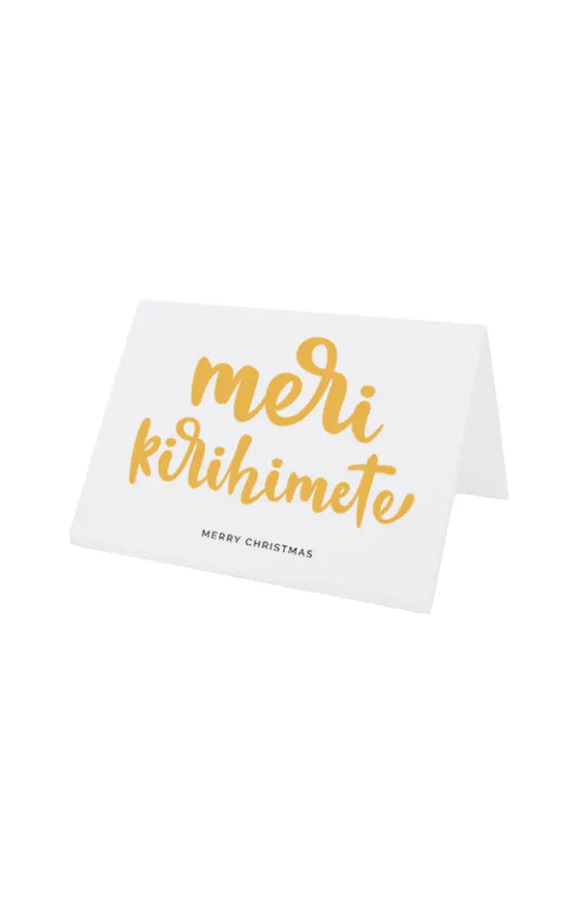 Merry Christmas - Meri Kirihimete Gift Card Little Koha