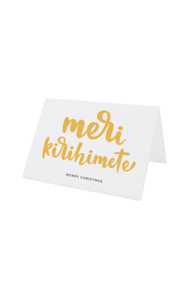Merry Christmas - Meri Kirihimete Gift Card