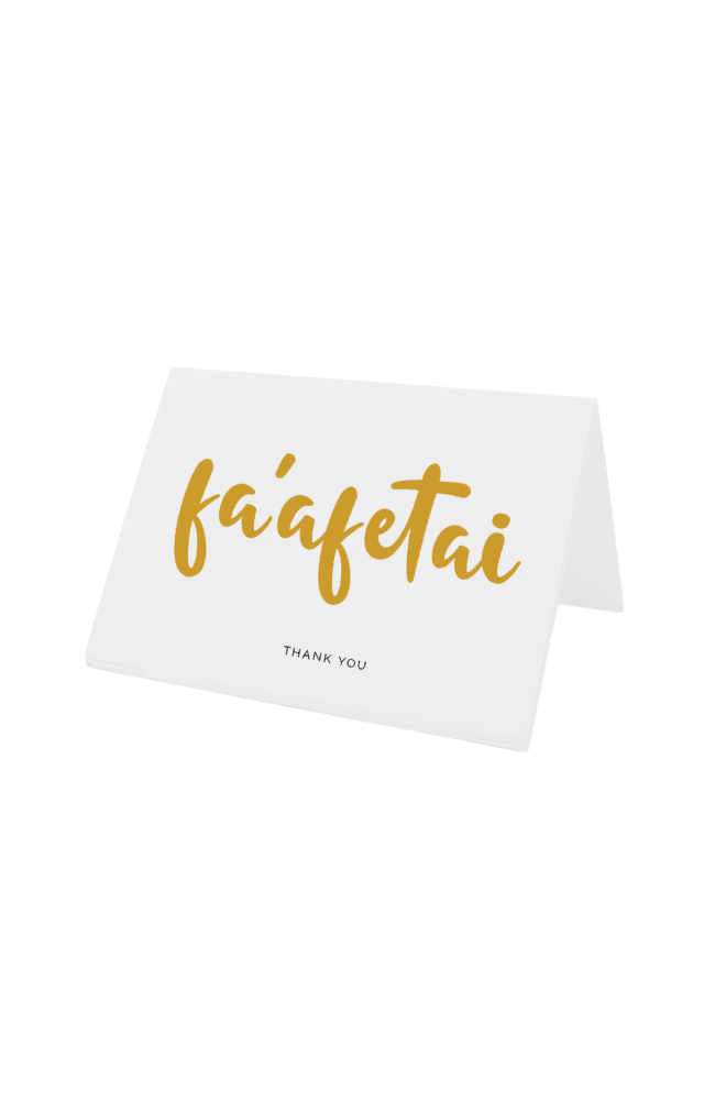 Thank You - Fa'afetai Gift Card