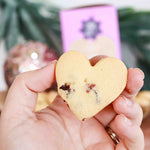 Festive Hearts Shortbread Cookies