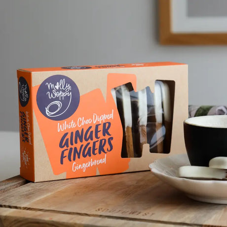 White Chocolate Ginger Fingers Molly Woppy