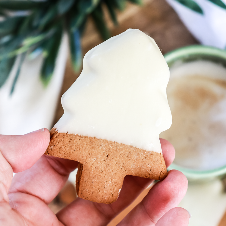 Iced Christmas Tree Cookie