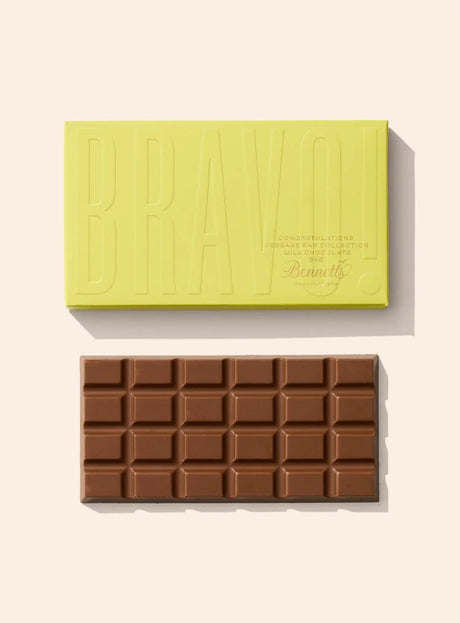 Message Chocolate Bar - Congratulations Bennetts