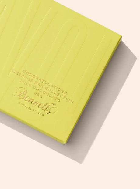 Message Chocolate Bar - Congratulations Bennetts