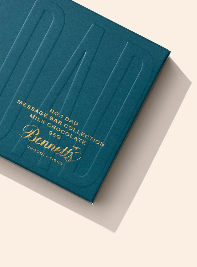 Message Chocolate Bar - No.1 Dad (add on) Bennetts