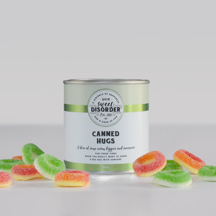 Canned Hugs Lolly Tin