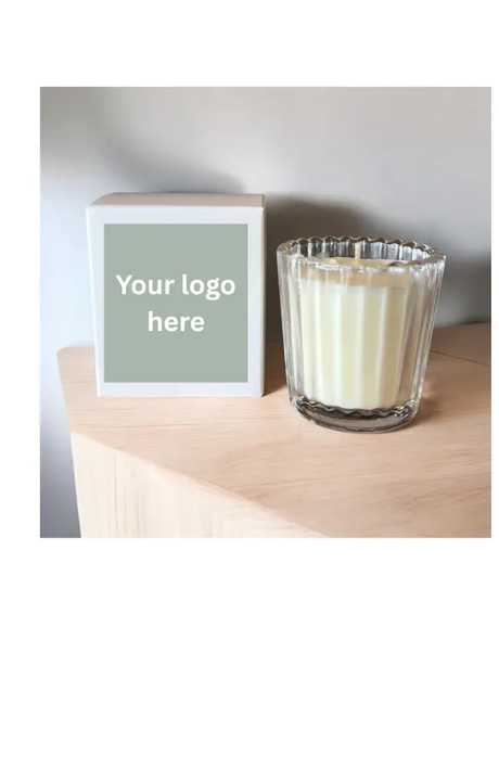 Custom Branded Candle- Mini (Minimum order 24) Ellie + James