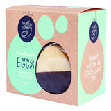 Molly Woppy handmade eggs product in a pink and green box with a window