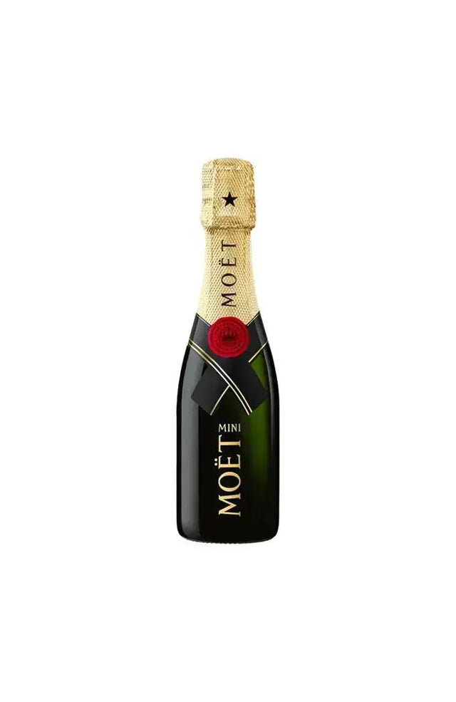 Mini bottle of moet for a mini celebration