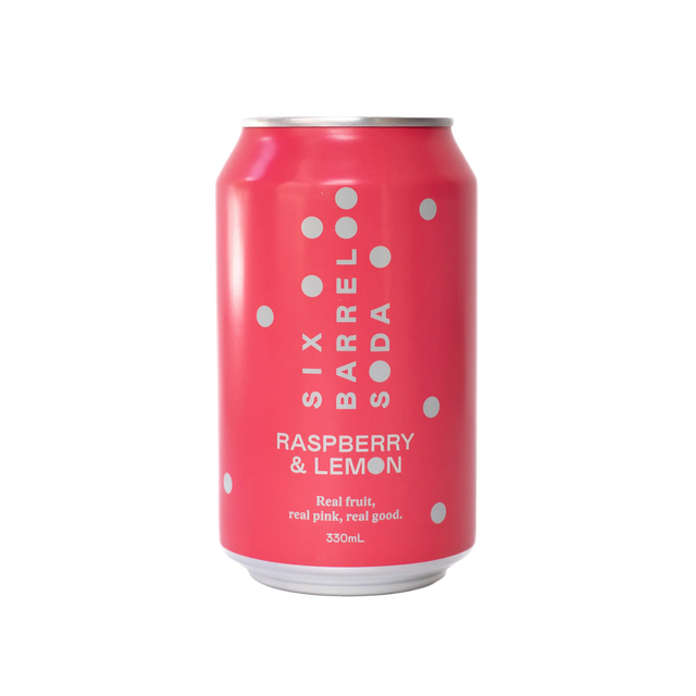 Six Barrel Soda - Raspberry & Lemon