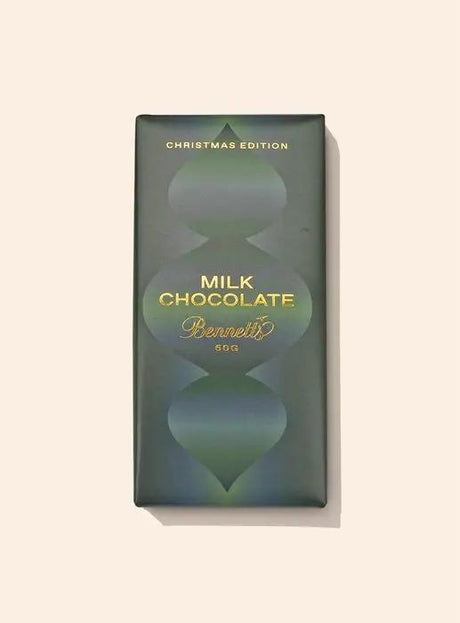 Bennetts Christmas Milk Chocolate Bar Bennetts