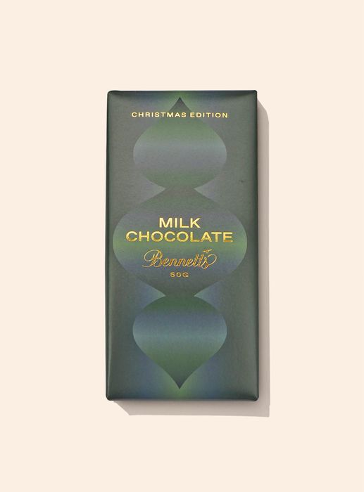 Bennetts Christmas Milk Chocolate Bar Bennetts