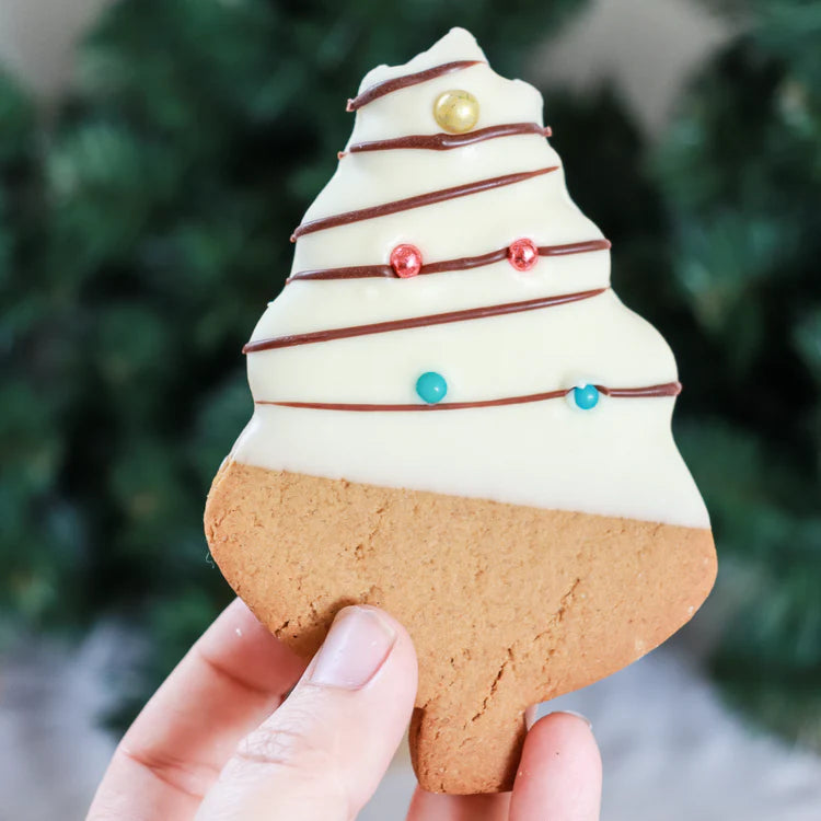 Iced Christmas Tree Cookie
