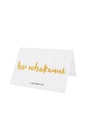He Whakanui - A Celebration, gold foil Te Reo greeting card