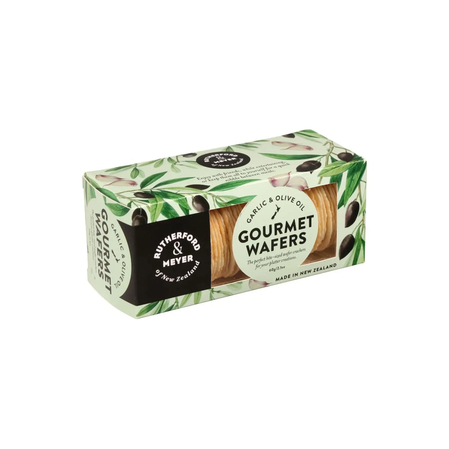 Garlic and Olive Oil Wafers Rutherford & Meyer