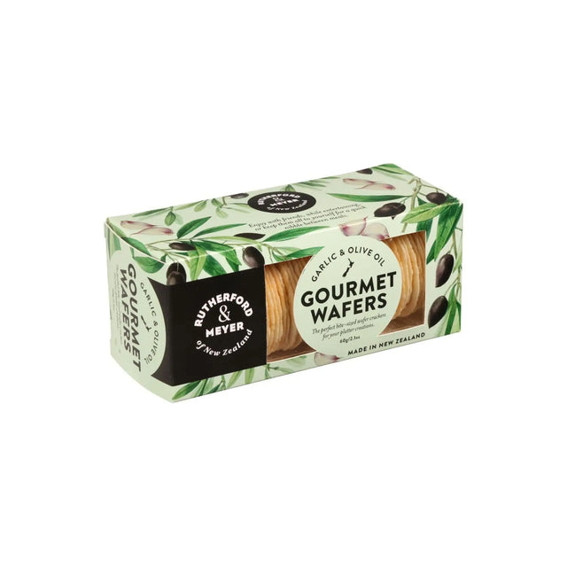 Garlic and Olive Oil Wafers Rutherford & Meyer