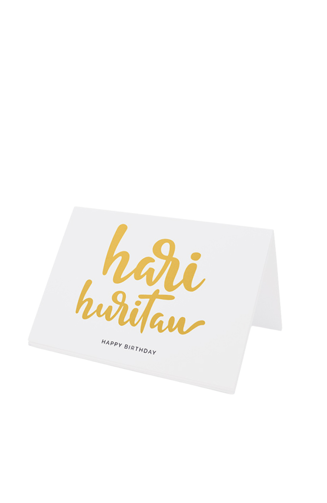 Happy Birthday - Hari Huritau Gift Card