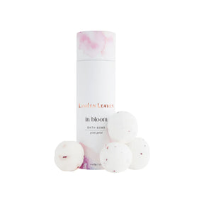 Linden Leaves Bath Bomb - Pink Petal Linden Leaves