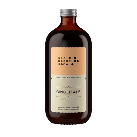 Ginger Ale Soda Syrup Six Barrel Soda