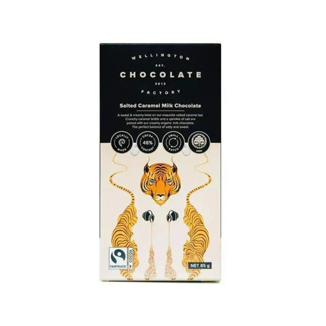 Salted Caramel Milk Chocolate - Corporate Wellington Chocolate Factory